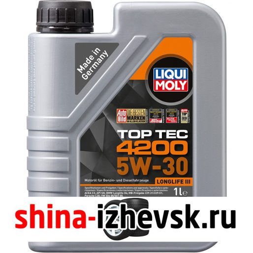 Моторное масло для автомобиля Liqui Moly Top Tec 4200 5W30 1л в Ижевске